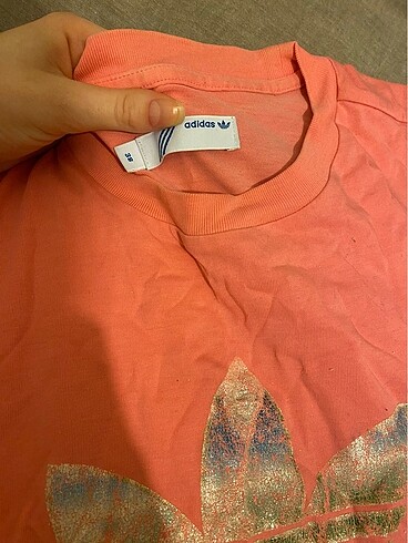Adidas Adidas pembe t-shirt kadın m beden