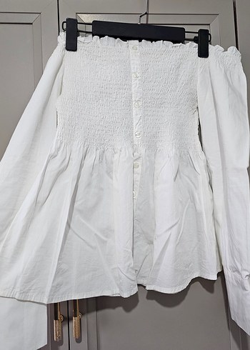 koton marka Madonna yaka gömlek - Görsel 5