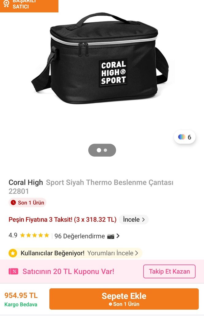 Siyah beslenme çantası - Görsel 2