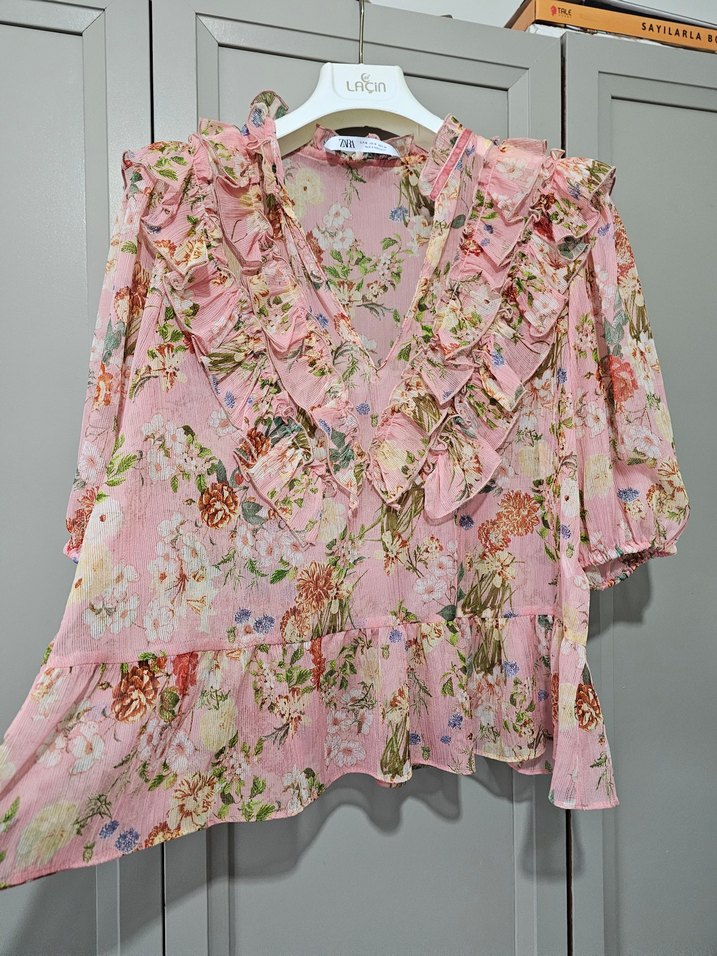 Zara marka gömlek - Görsel 4