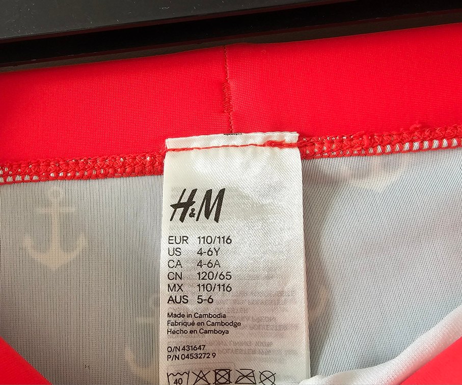 H&M erkek çocuk 4-6 yaş arası mayo - Görsel 3