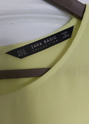 Zara sarı renk bluz - Görsel 3