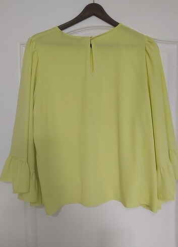 Zara sarı renk bluz - Görsel 7