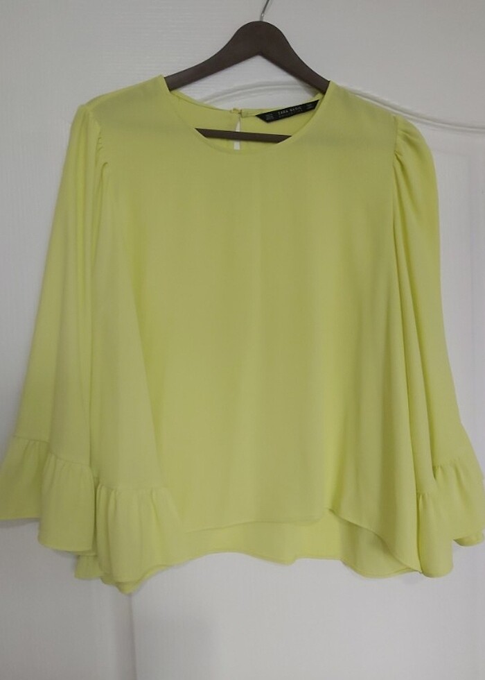 Zara sarı renk bluz - Görsel 2