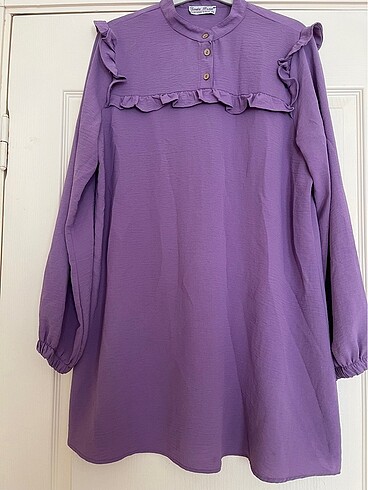 Mor aerobin kumaş tunik