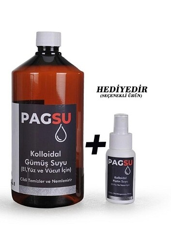 Beden Gümüş Suyu Losyonu sprey HEDİYELİ