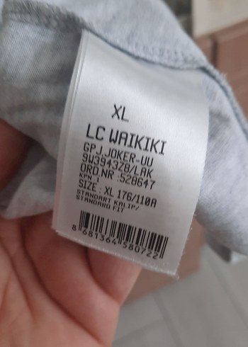 Gri Uzun Kollu Batman Baskılı Tişört lcw xl - Görsel 4