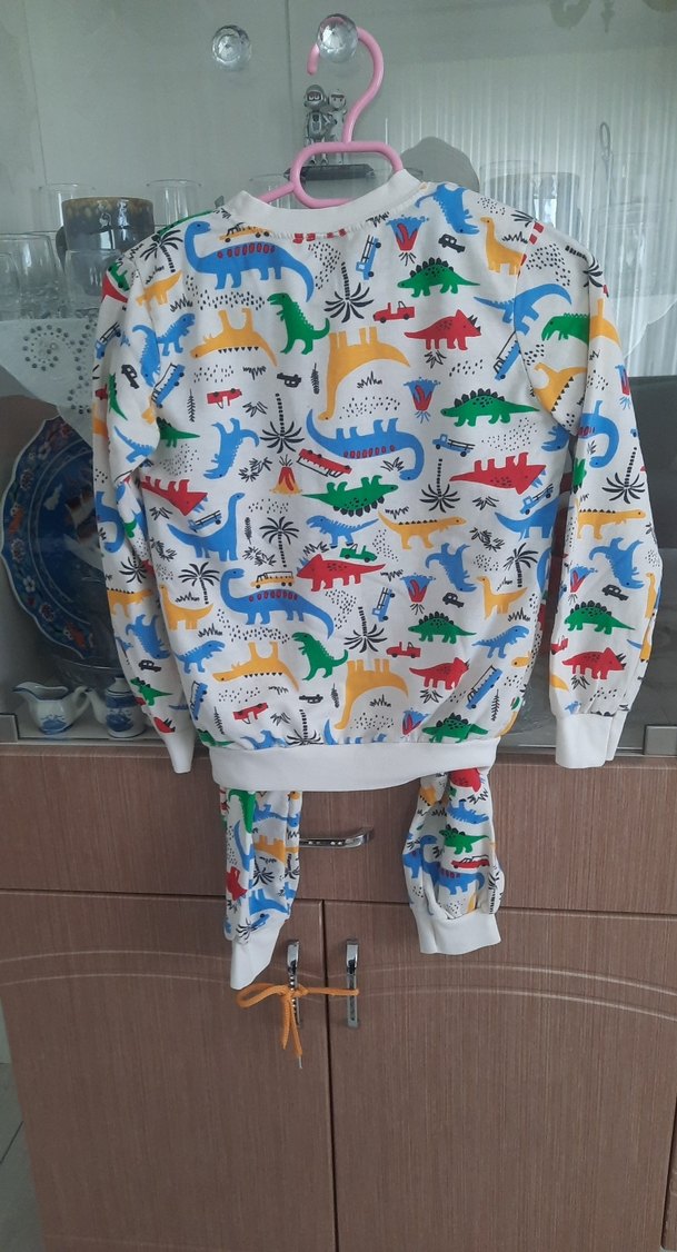 Renkli Baskılı Erkek Çocuk takim 9 10 yas - Görsel 2