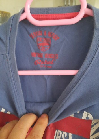 Renkli Baskılı Erkek Çocuk Kot Tişört - Görsel 3