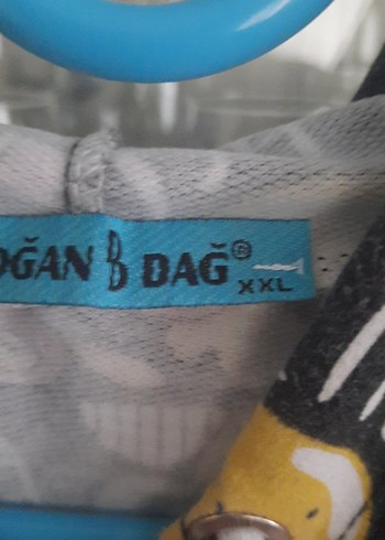 Renkli Baskılı Kapüşonlu  xxl - Görsel 4