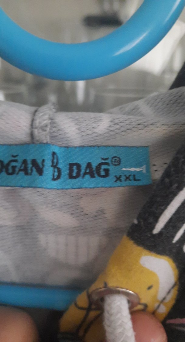 Renkli Baskılı Kapüşonlu  xxl - Görsel 4