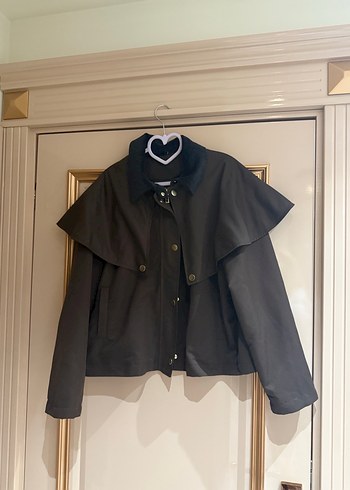 Düğmeli Kahverengi  Kadın Ceket - Görsel 2