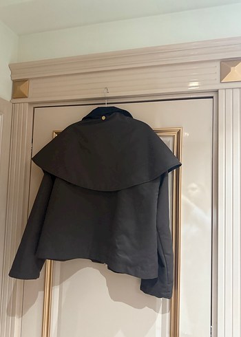 Düğmeli Kahverengi  Kadın Ceket - Görsel 6