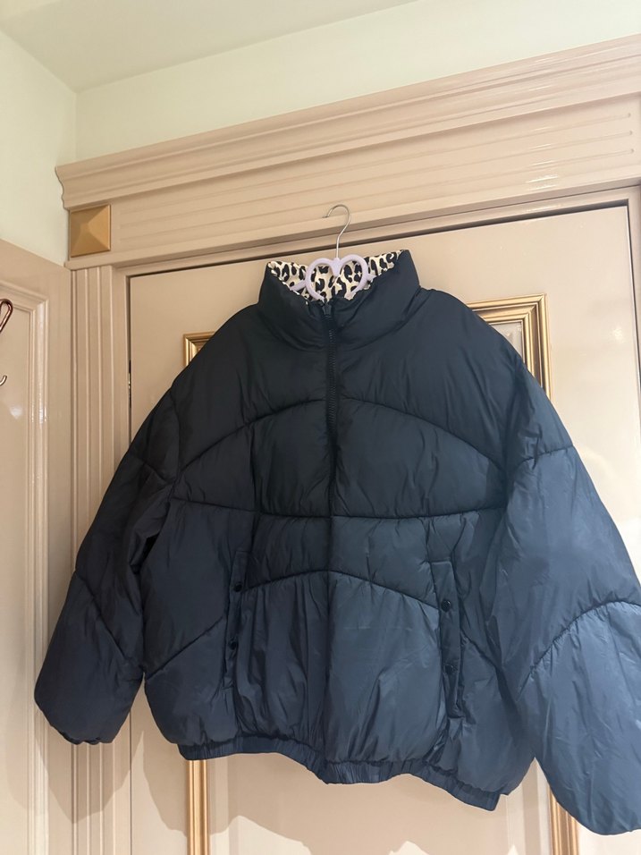 Çift taraflı  Bershka Kadın Kışlık Mont - Görsel 5