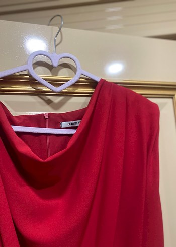 Kırmızı Drapeli Kadın Tulum - Görsel 3