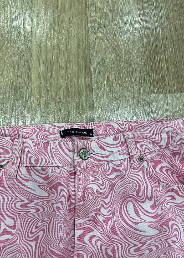 Desenli jean - Görsel 3