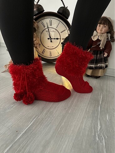 El örgüsü patik çizme - Görsel 2