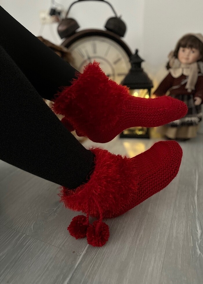 El örgüsü patik çizme - Görsel 3