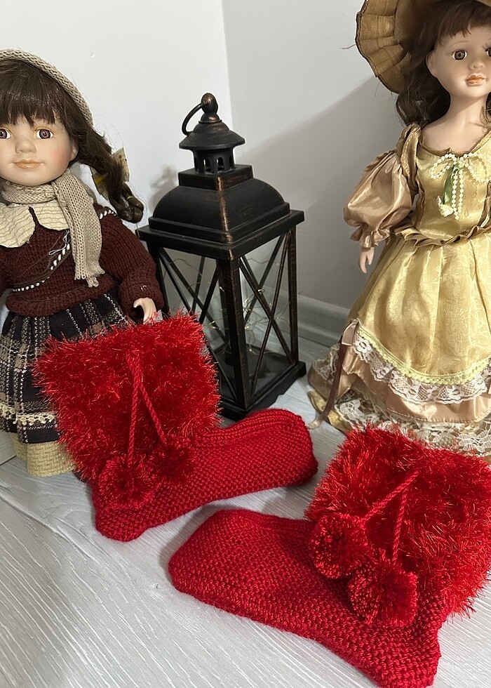 El örgüsü patik çizme - Görsel 5