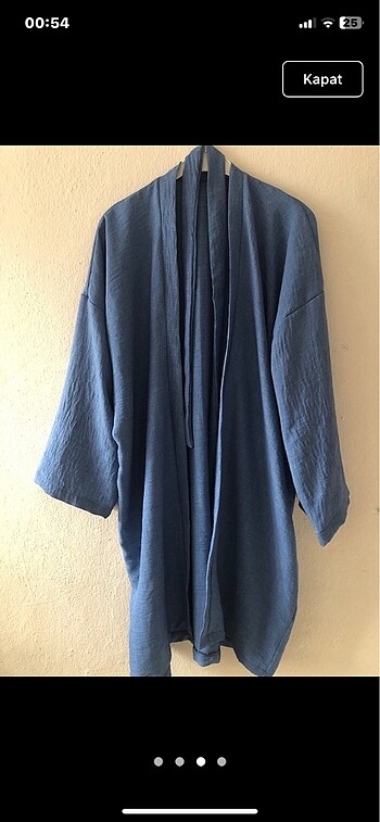 universal Beden Mavi salaş kimono