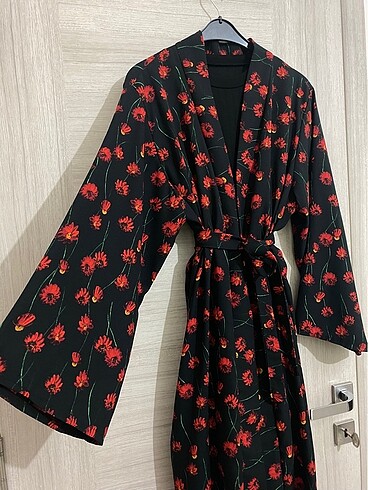Diğer Çiçekli uzun kimono