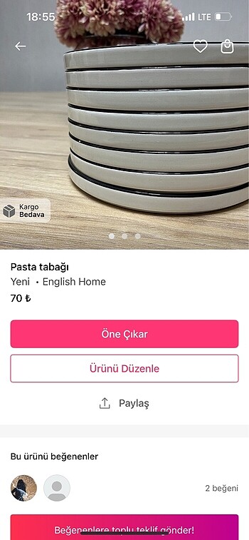 Zebra pasta tabağı