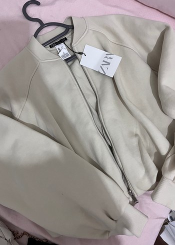 Zara Zara Pelüş Bomber Ceket