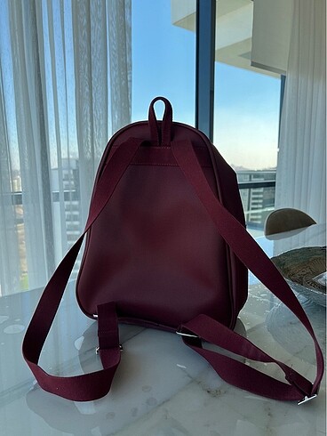  Beden bordo Renk Pierre cardin sırt çantası