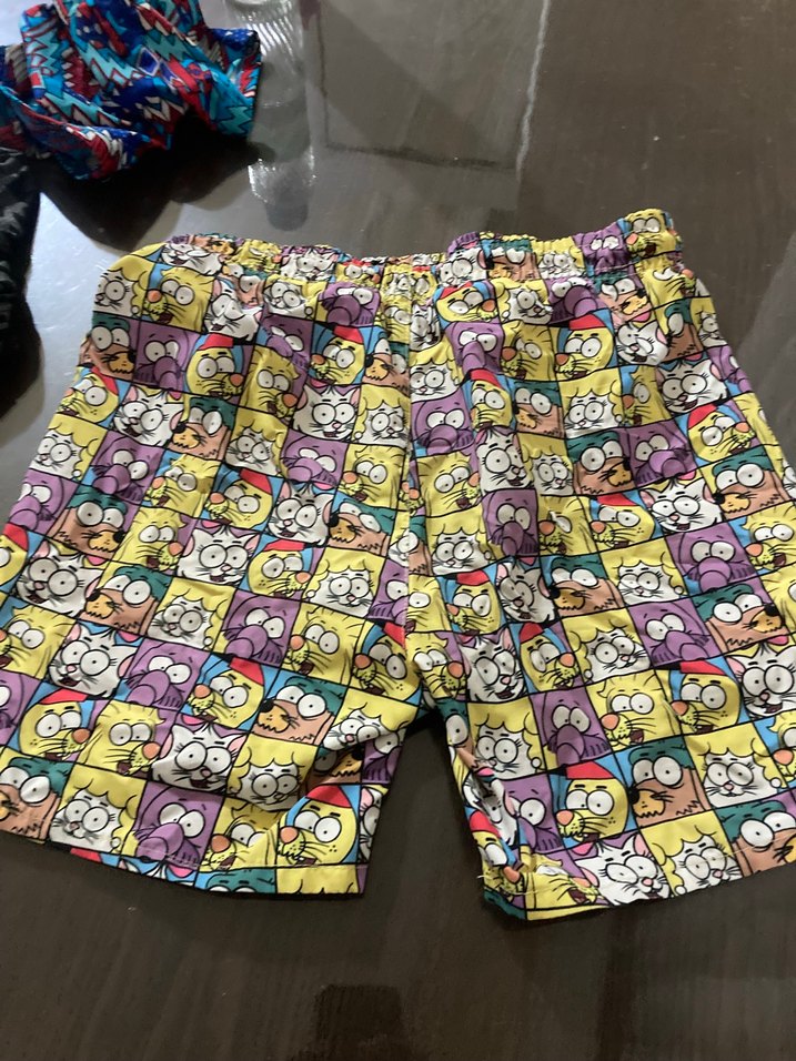 Renkli Desenli Erkek Çocuk Deniz Şortu - Görsel 2