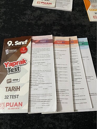 Puan yayınları yaprak test