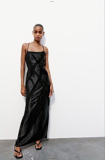 Zara Saten Elbise