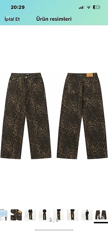 Zara LEOPAR PANTOLON