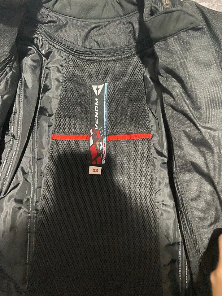 Venom Dynamic Pro Kadın Kırmızı Biker Mont - Görsel 4