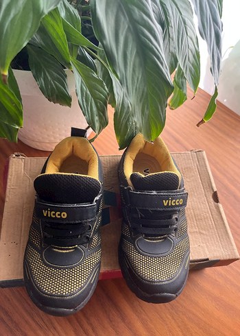 27 Beden sarı Renk Vicco Erkek Çocuk Sarı siyah Spor Ayakkabı