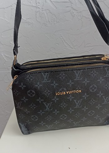 Beden Gri Desenli Louis Vuitton Deri Kadın Çanta