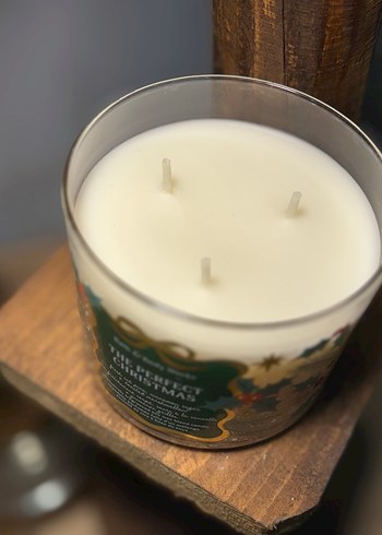 Altın Renkli Parlak Christmas Mum - Görsel 4