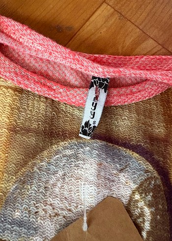 Pembe Baskılı Uzun Kollu Tişört - Görsel 3