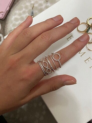 H&M Gümüş Yüzükler