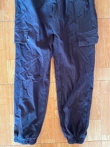 Pull and Bear Pull and bear siyah pantolon kumaş