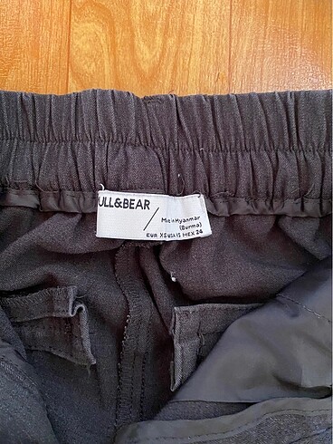 xs Beden siyah Renk Pull and bear siyah pantolon kumaş