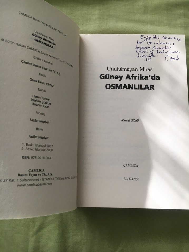 Güney Afrika'da Osmanlılar - Ahmet Uçar - Görsel 2