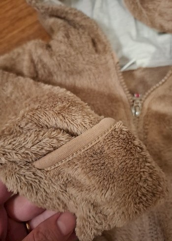 Kahverengi Kürklü Bebek Tulumu - Görsel 4