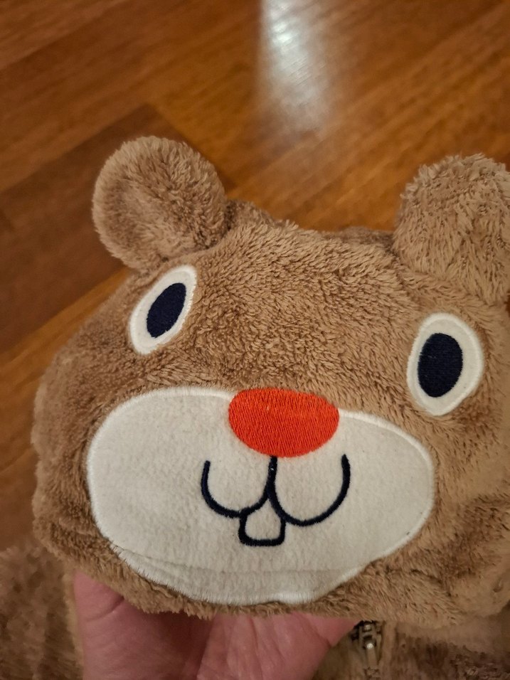 Kahverengi Kürklü Bebek Tulumu - Görsel 2