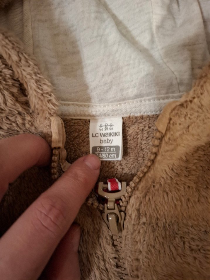 Kahverengi Kürklü Bebek Tulumu - Görsel 3