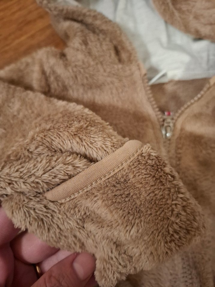 Kahverengi Kürklü Bebek Tulumu - Görsel 4