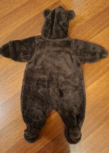 Kahverengi Kürklü Bebek Tulumu - Görsel 2