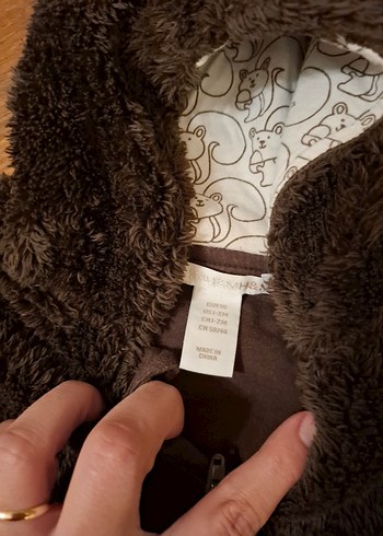 Kahverengi Kürklü Bebek Tulumu - Görsel 6