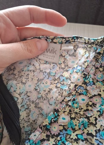 Çok Renkli Midi Elbise - Görsel 3