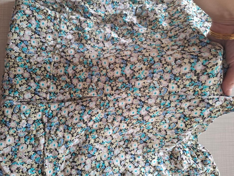 Çok Renkli Midi Elbise - Görsel 5