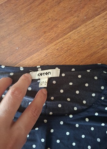 Puantiyeli Midi Bohem Elbise - Görsel 2